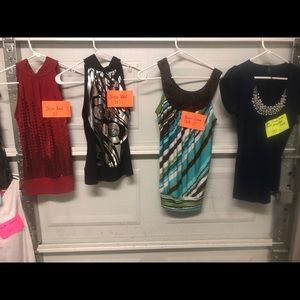 Multiple listings of name brand tops